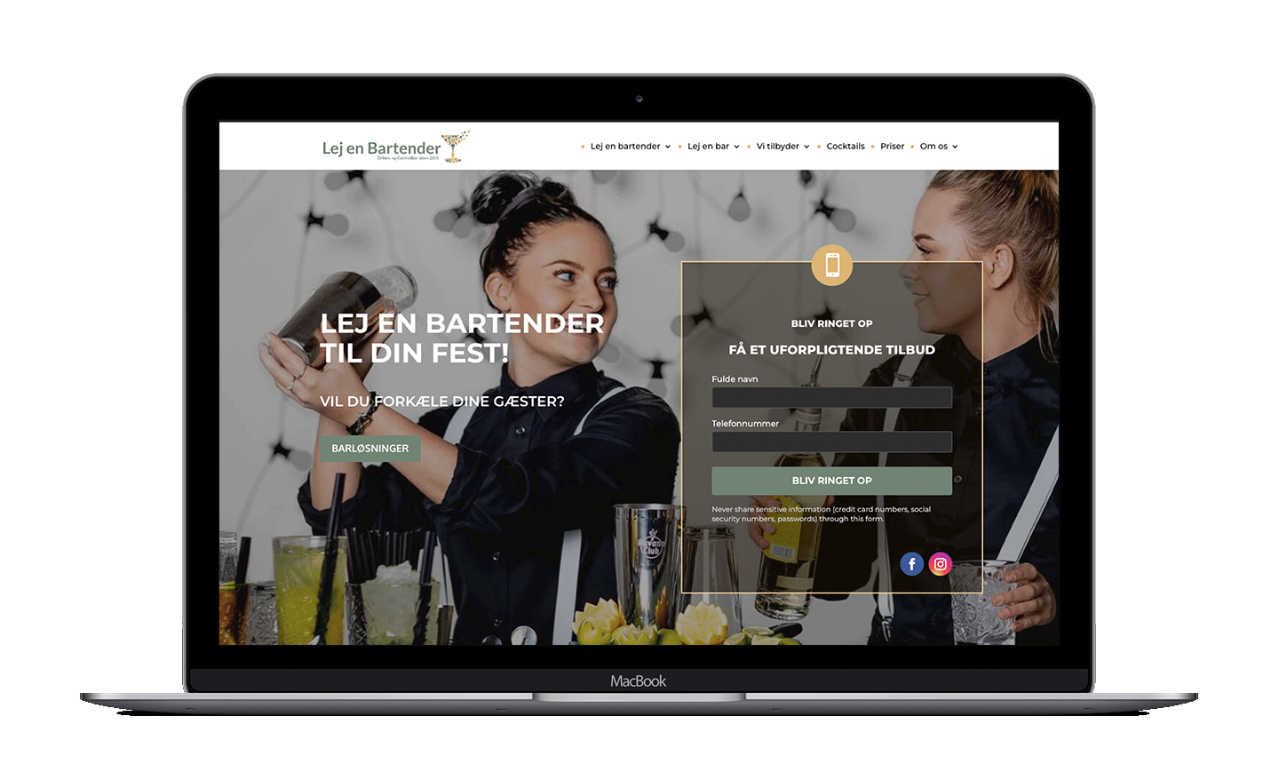 Brand - Lej en Bartender